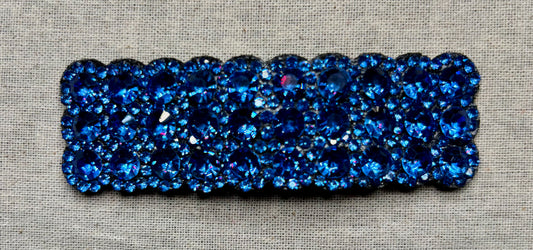 Hair clip, matte color, 9 cm