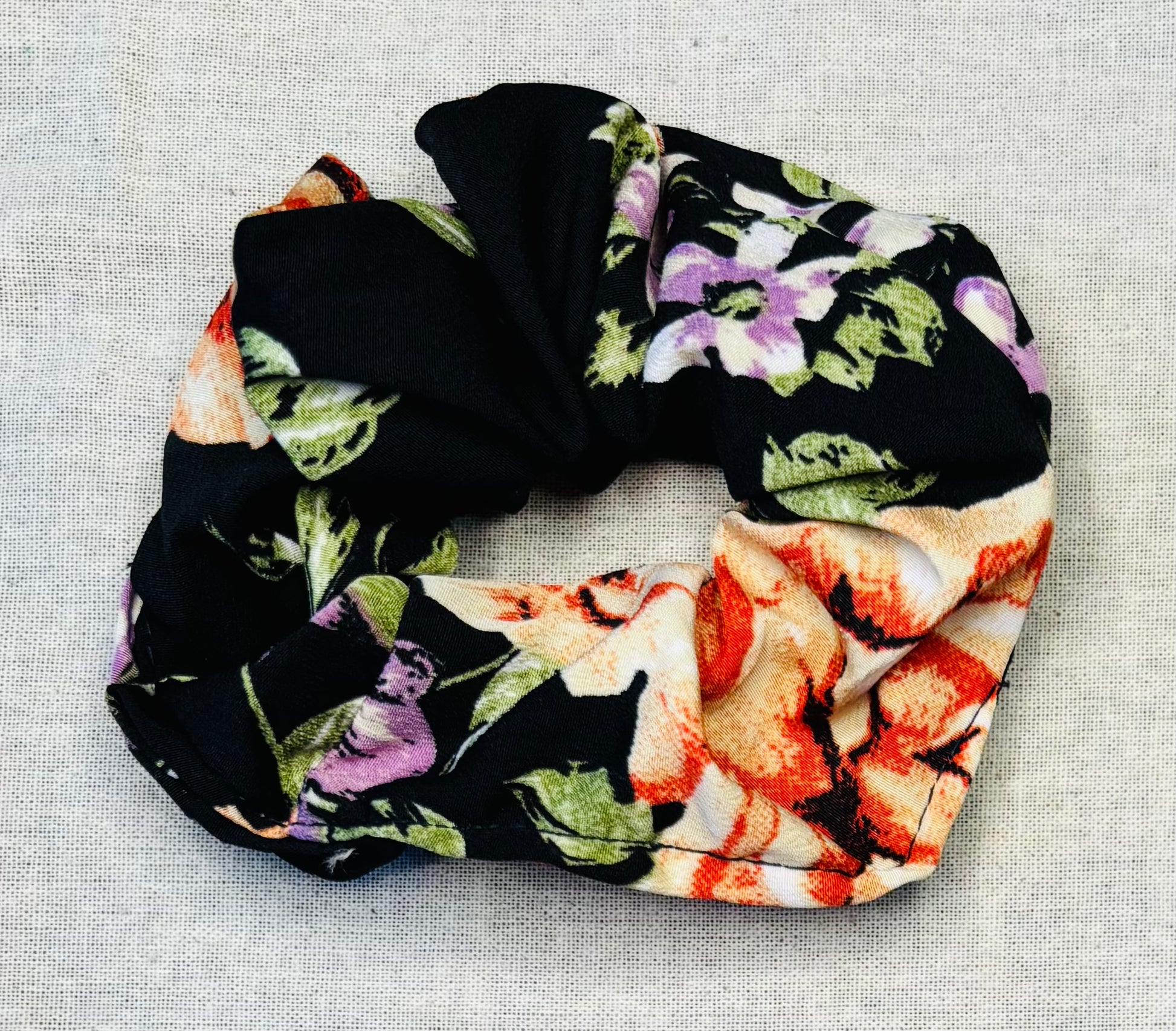 Scrunchie - bloemen