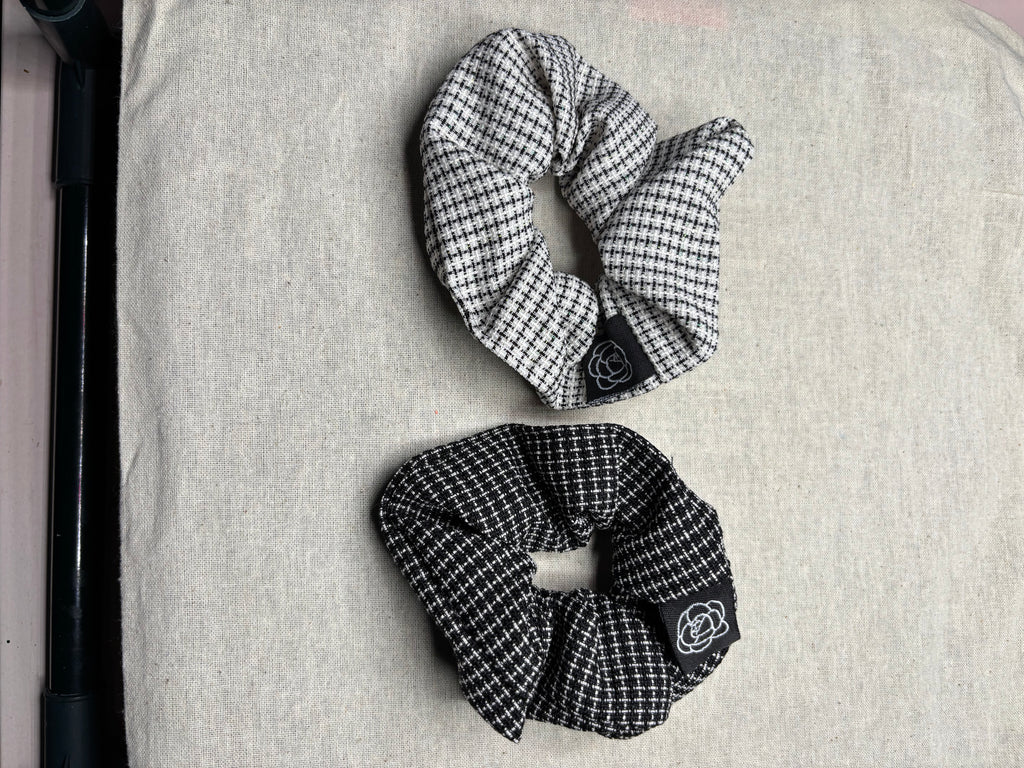 Scrunchie, geweven, stijlvolle kruissteek