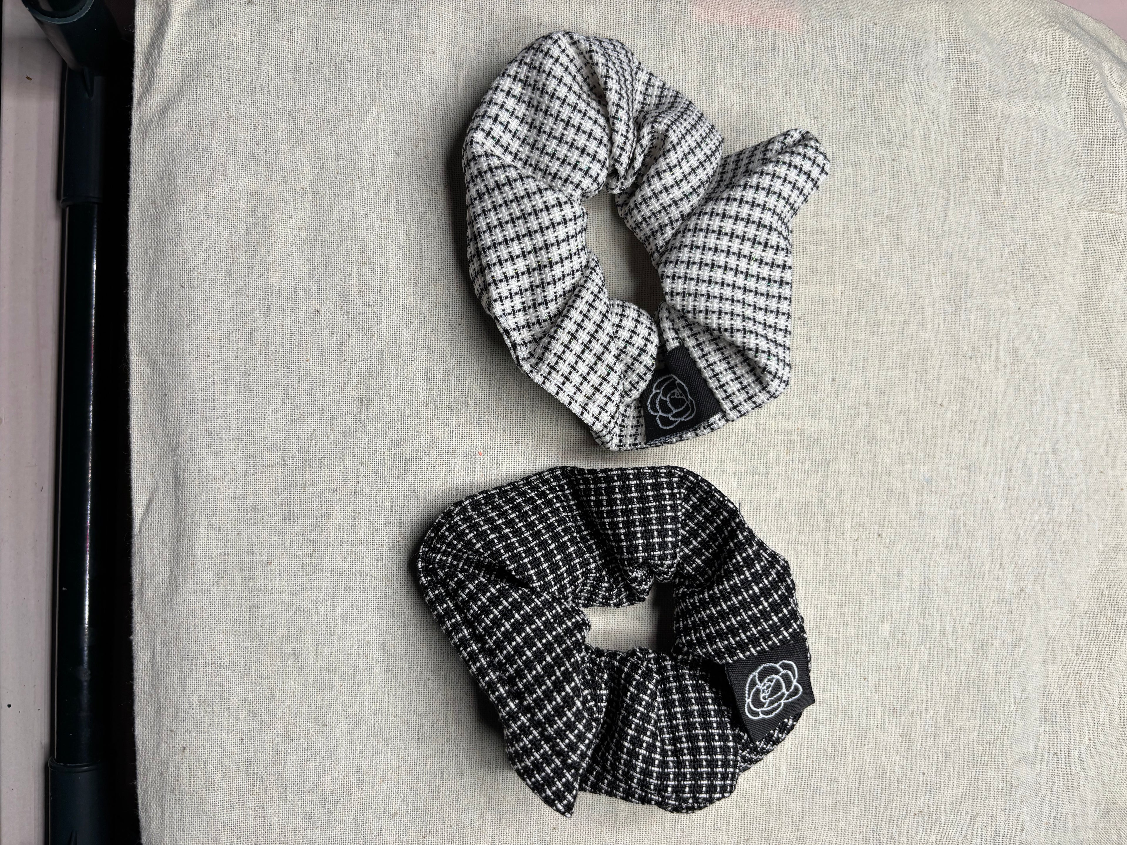 Scrunchie, geweven, stijlvolle kruissteek