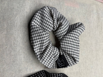 Scrunchie, woven, stylish cross-stitch
