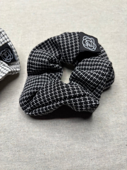 Scrunchie, woven, stylish cross-stitch