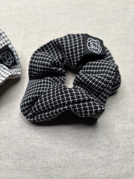 Scrunchie, woven, stylish cross-stitch