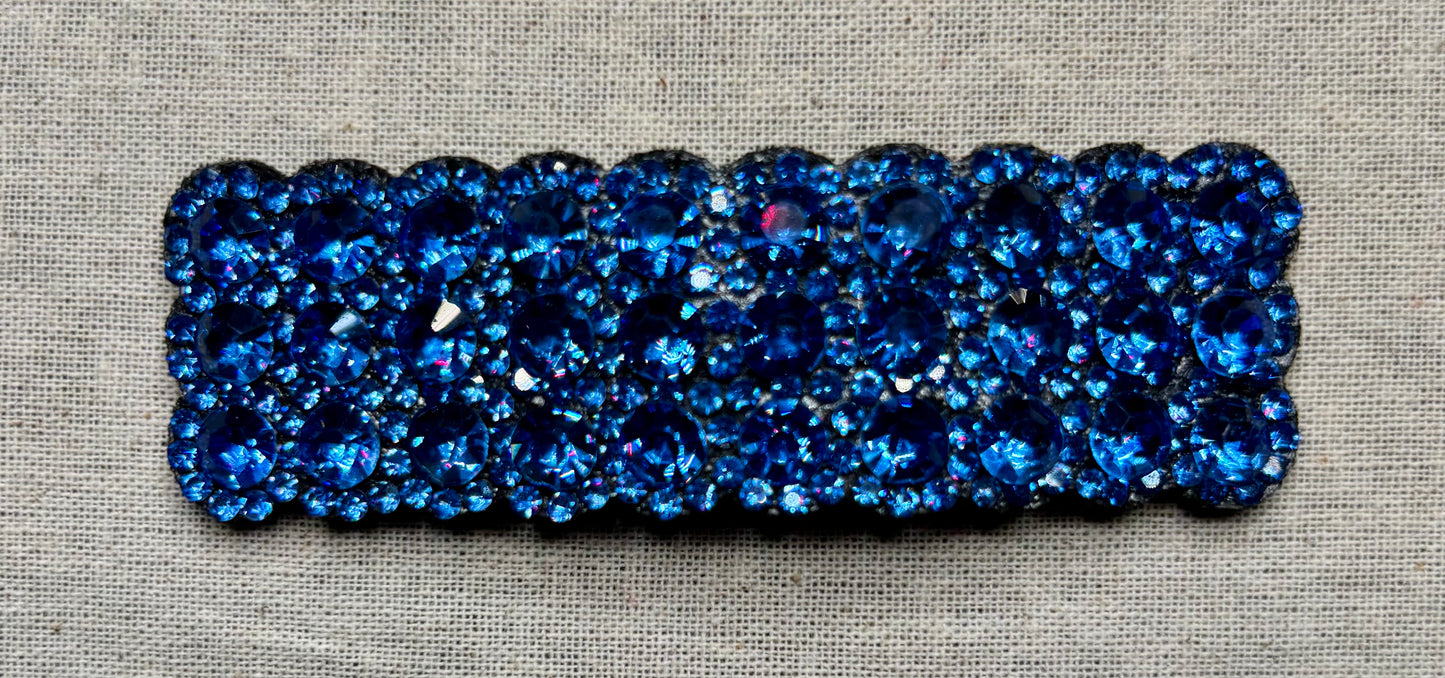 Haarspeld met strass diamantjes, 8 cm