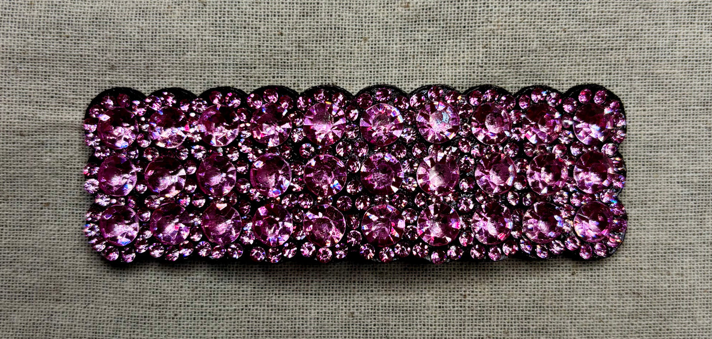 Haarspeld met strass diamantjes, 8 cm