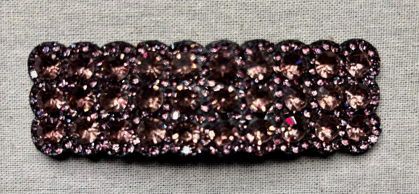 Haarspeld met strass diamantjes, 8 cm