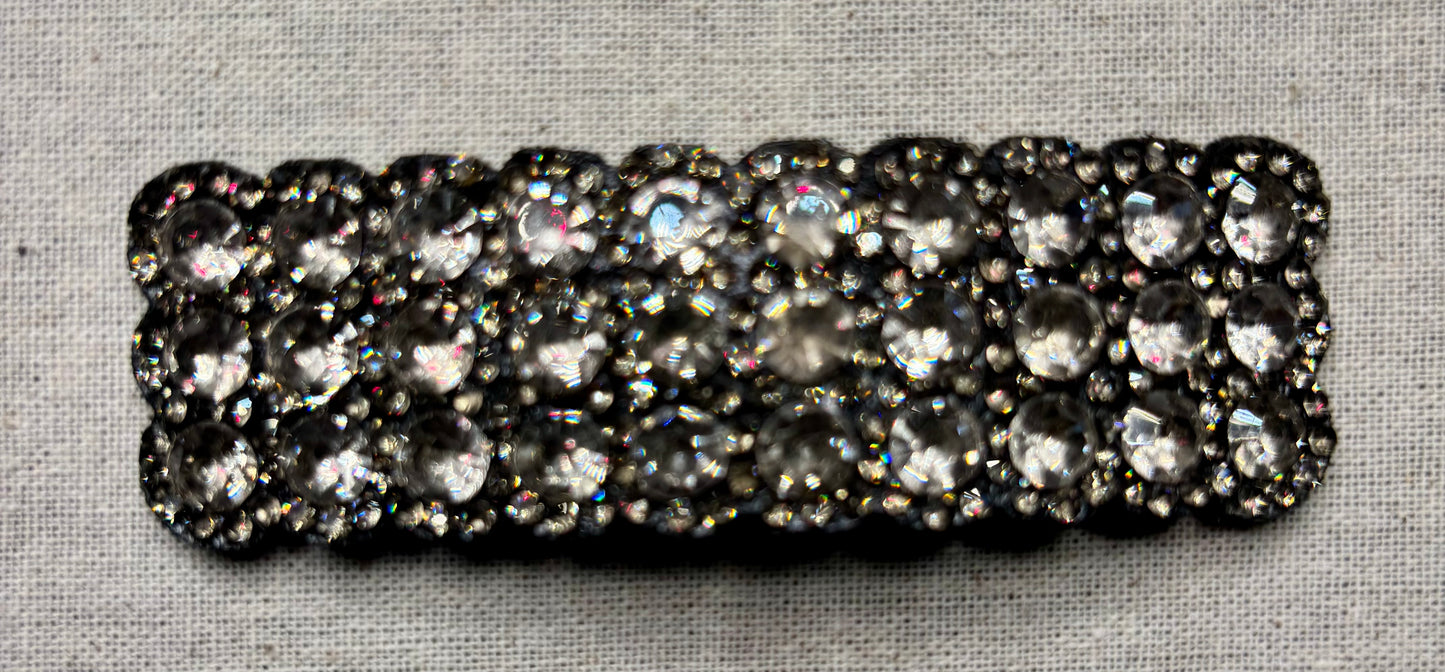 Haarspeld met strass diamantjes, 8 cm