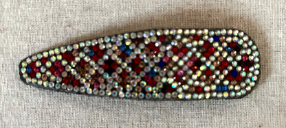 Haarspeld met strass diamantjes, 8 cm
