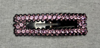 Haarspeld met strass, 8 cm