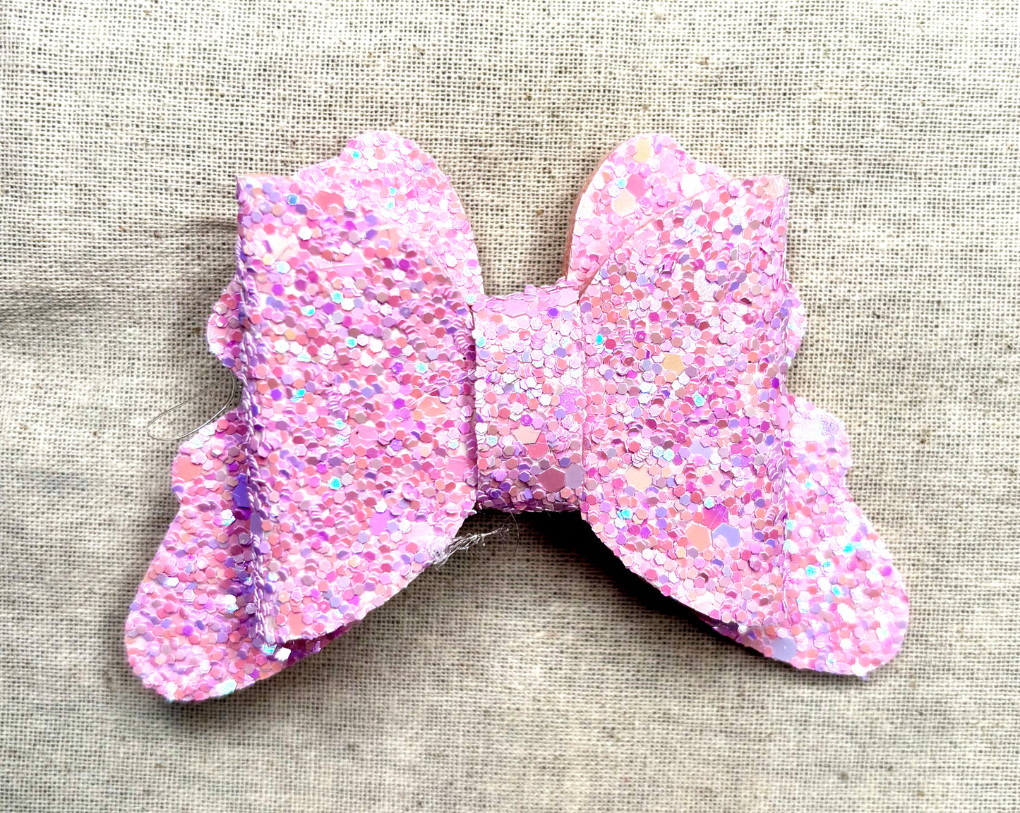 haarspeld vlinder & strikje, met glitters