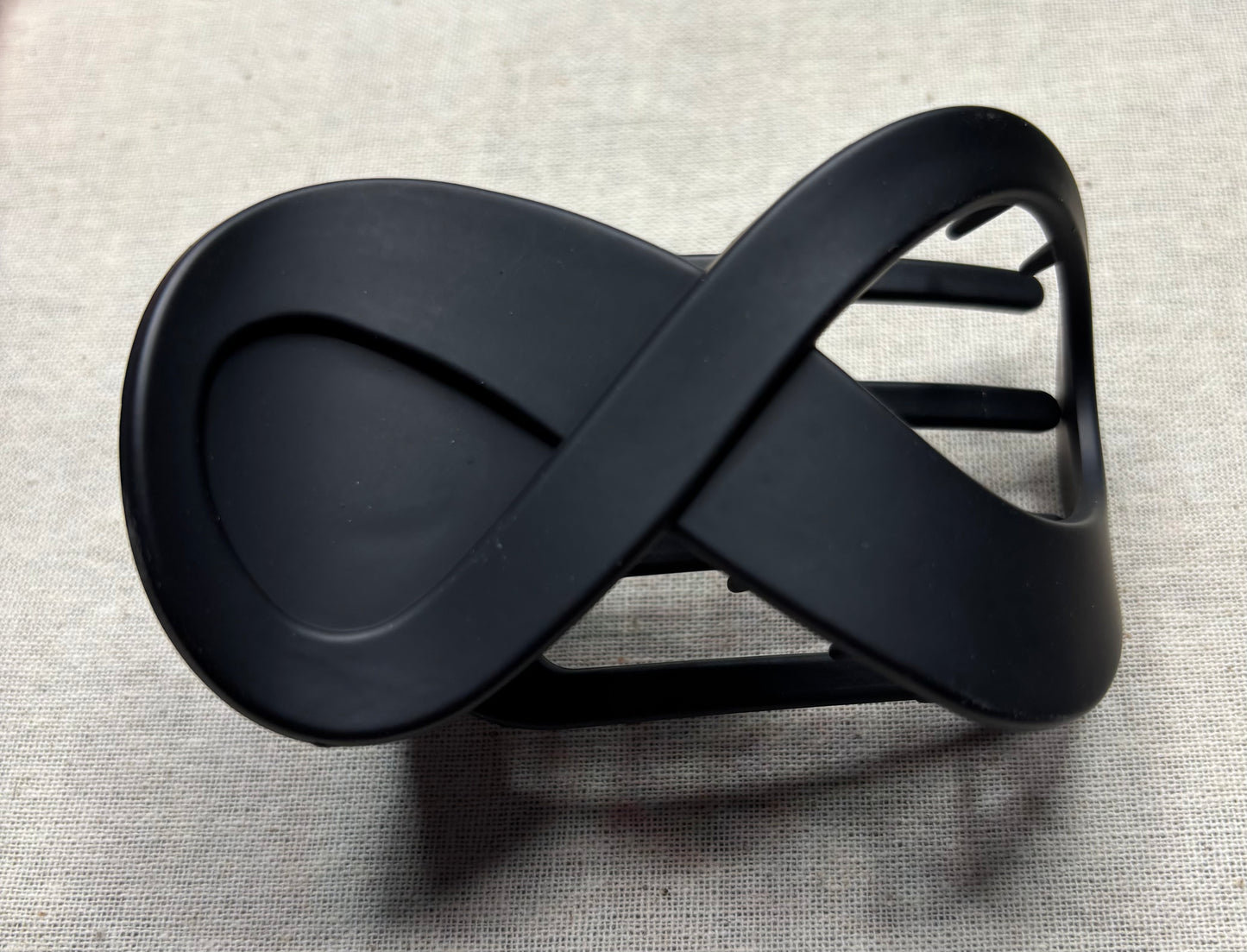 Haarspeld 'infinity', matte kleur, 9 cm