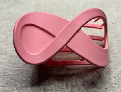 Haarspeld 'infinity', matte kleur, 9 cm