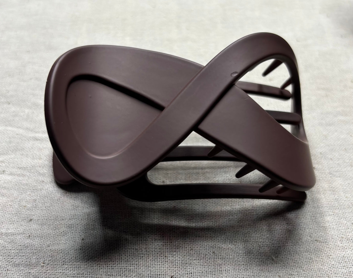 Haarspeld 'infinity', matte kleur, 9 cm