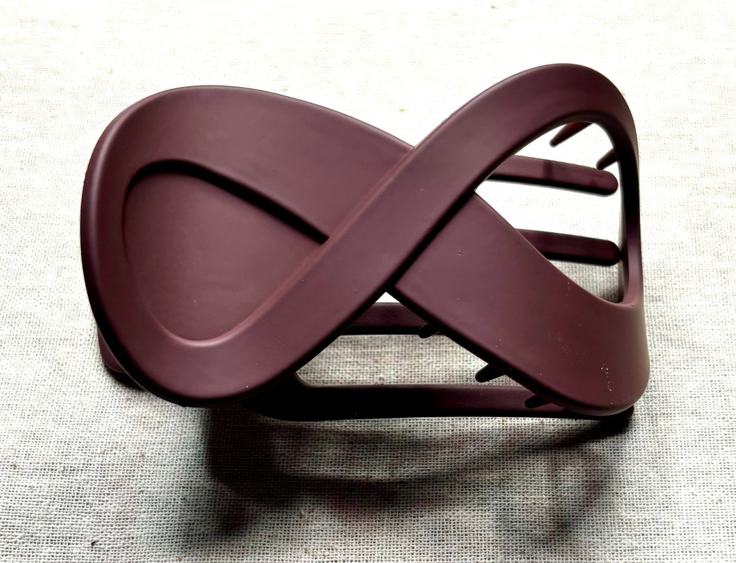 Haarspeld 'infinity', matte kleur, 9 cm