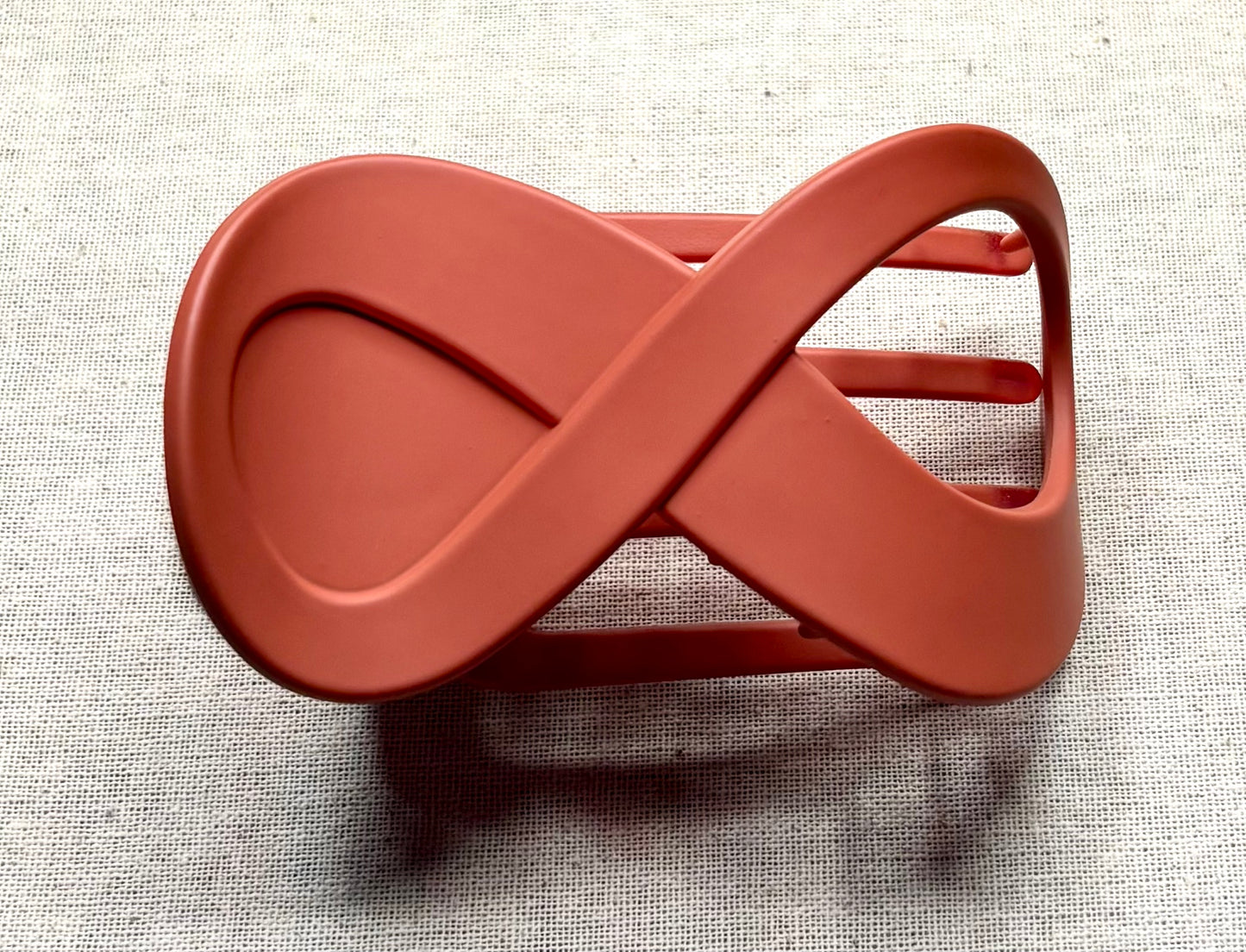 Haarspeld 'infinity', matte kleur, 9 cm