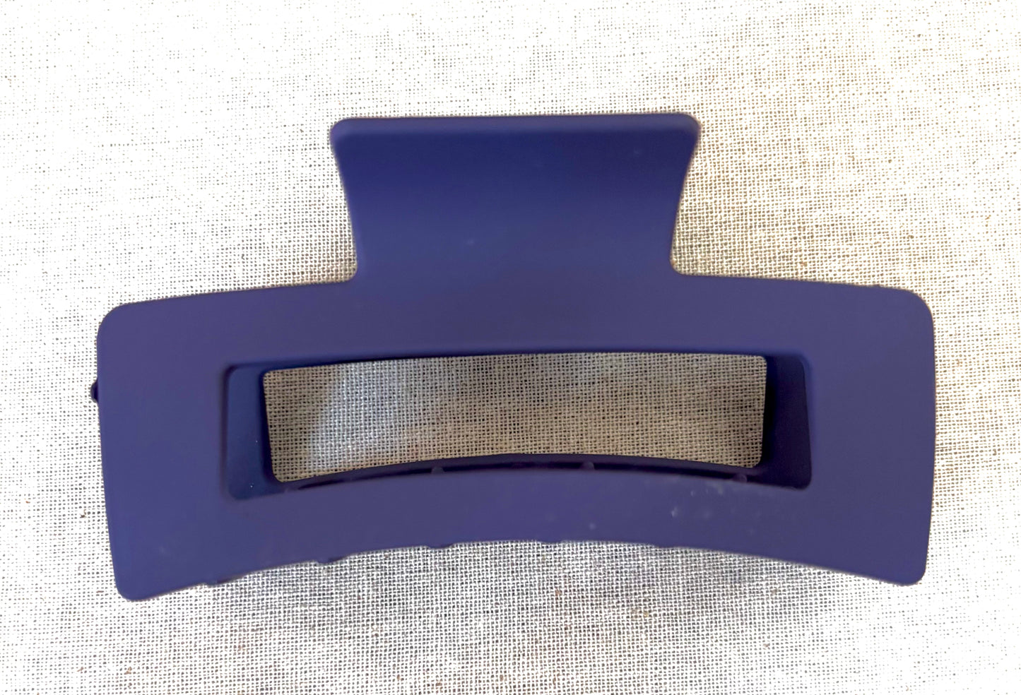 Broche ovale, couleur mate, 11 cm