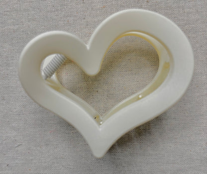 Broche ovale, couleur mate, 11 cm