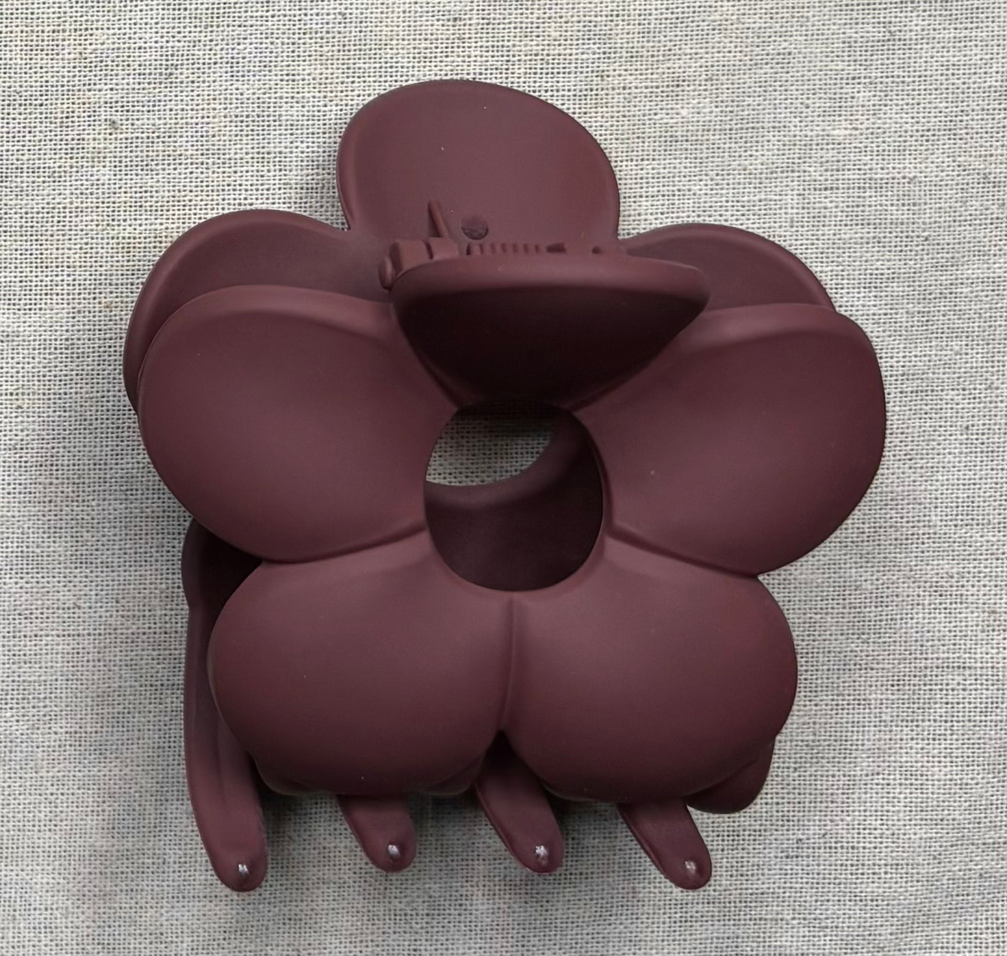 Haarspeld bloem, matte kleur, 7 cm
