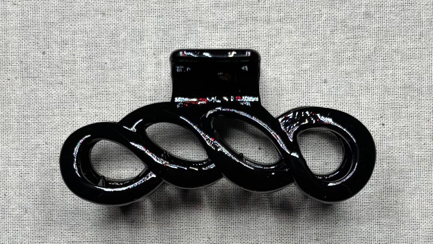 Hair clip, fancy, 8 cm