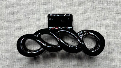 Hair clip, fancy, 8 cm