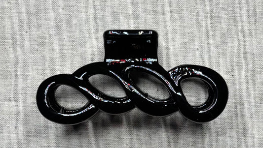 Hair clip, fancy, 8 cm