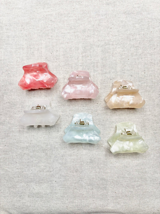 Hair claw marble, 3.5 cm